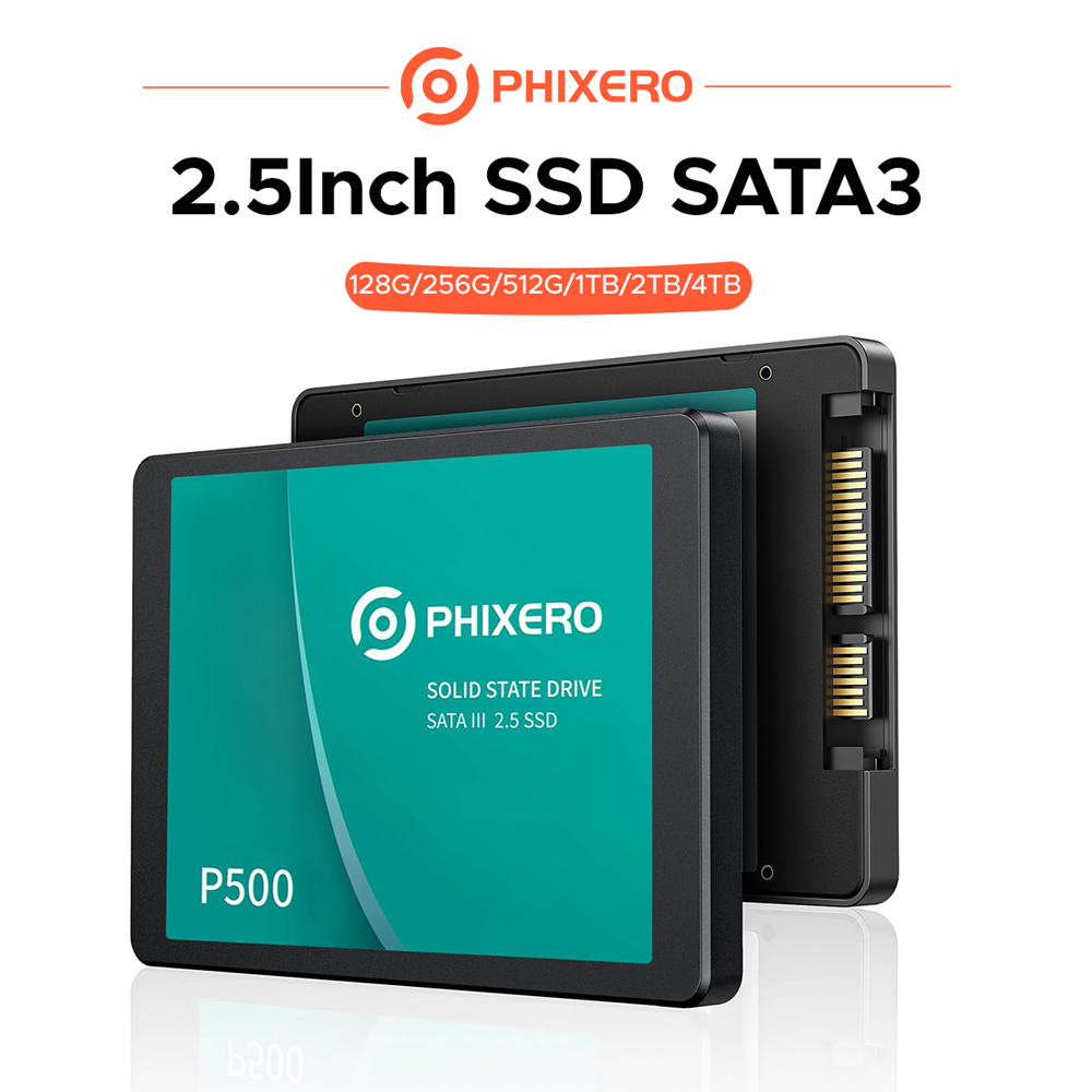 Ssd 500Gb - PHIXERO SSD SATA III 128GB/256GB/512GB/1TB/2TB/4TB, 빠른