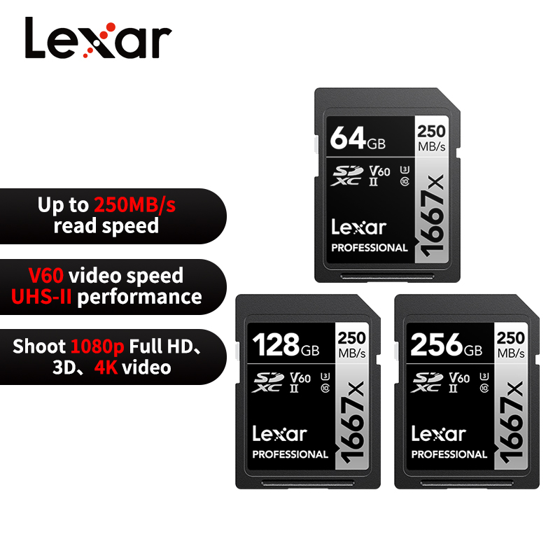 Memory Card Ssd - 렉사 프로페셔널 SD 카드 1667x 64GB
