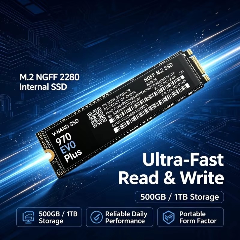 970 EVO Plus M.2 NGFF SSD, TLC - Samsung Ssd 리뷰 및 가격