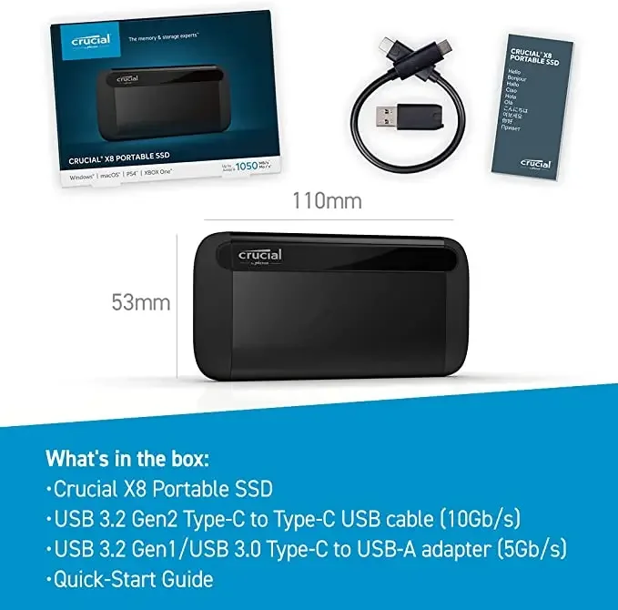 2026 프리미엄 100% 정품 새제품 크루셜 X8 5 - Ssd 1Tb 리뷰 및 가격
